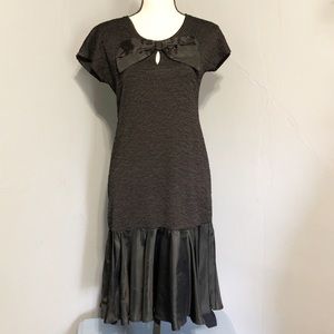 Vintage “Clock House” Black Dress